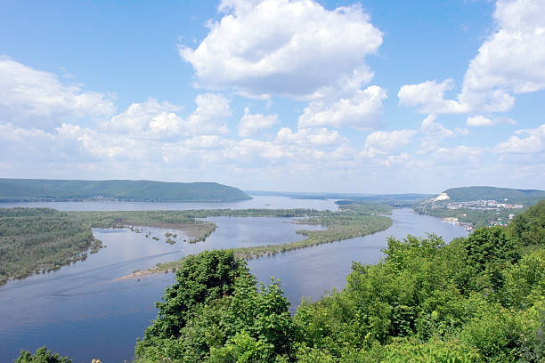 istock Russia, Samara city, great river Volga 185982888