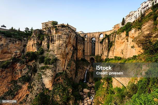 18th Century New Bridge At Tajo Gorge In Ronda Spain Stock Photo - Download Image Now