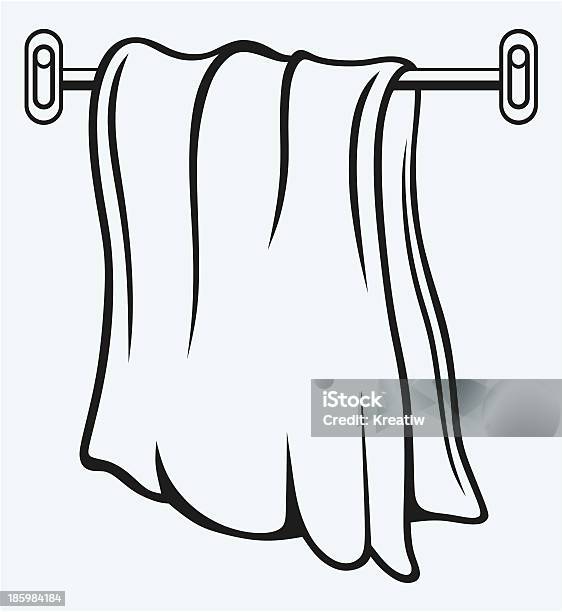 Kitchen Towel Stock Illustration - Download Image Now - Black Color, Clean, Clip Art