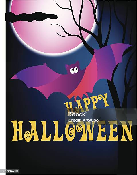 Ilustración de Scary Halloween Backgroundilustración y más Vectores Libres de Derechos de Aterrorizado - Aterrorizado, Celebración - Ocasión especial, Color negro