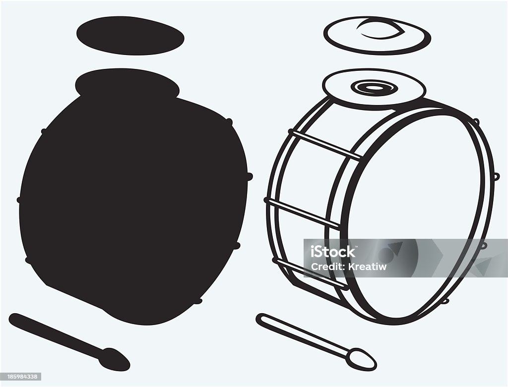 Drums - clipart vectoriel de Activité libre de droits