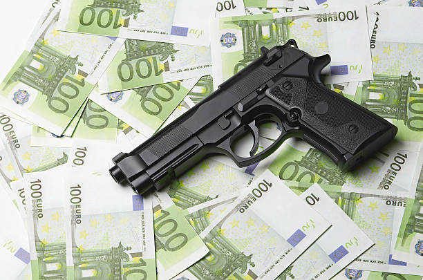 Image of the old gun and money Image of the old gun and money gun laws stock pictures, royalty-free photos & images