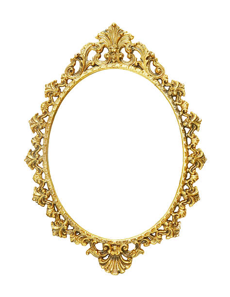 istock gold vintage metal frame 185988520