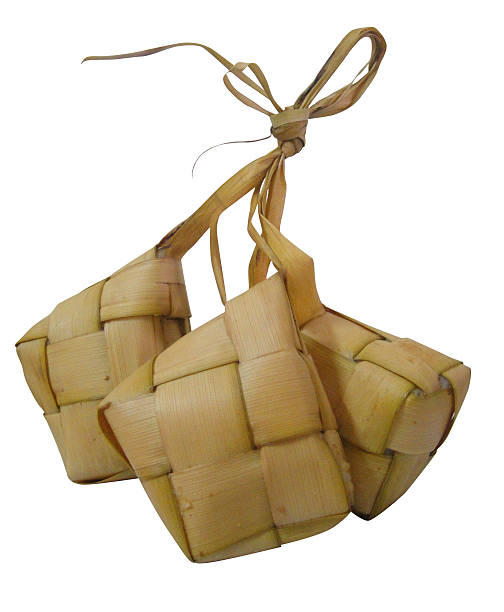 istock Ketupat, a Malay rice dumpling wrapped with coconut leaf 185988524
