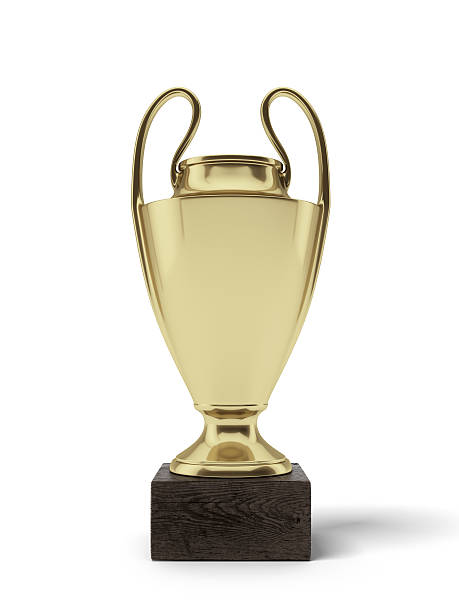 istock Gold cup of the winner 185988577