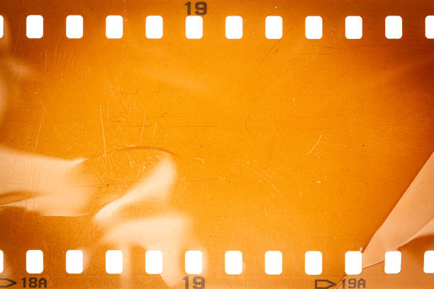 istock Dusty and grungy 35mm film texture or surface 1859938101