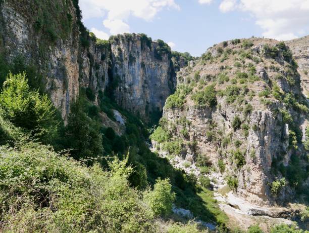 istock Panoramic view of Nivica Canyon, Albania. 1859949246