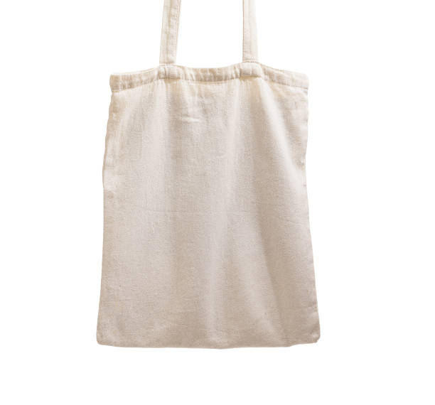 istock Tote bag mock up isolated on white background. Eco shopper 1859957683