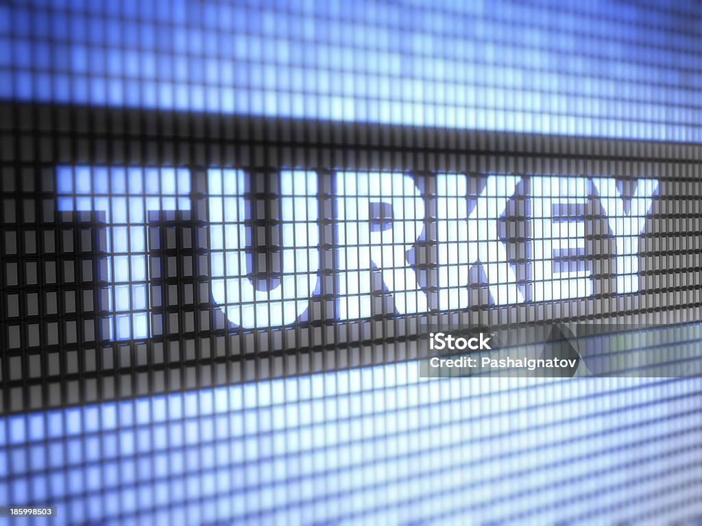 A Turquia - Royalty-free Azul Foto de stock