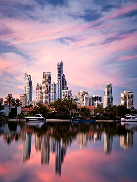 istock Surfers Paradise Skyline at Dawn 185998741