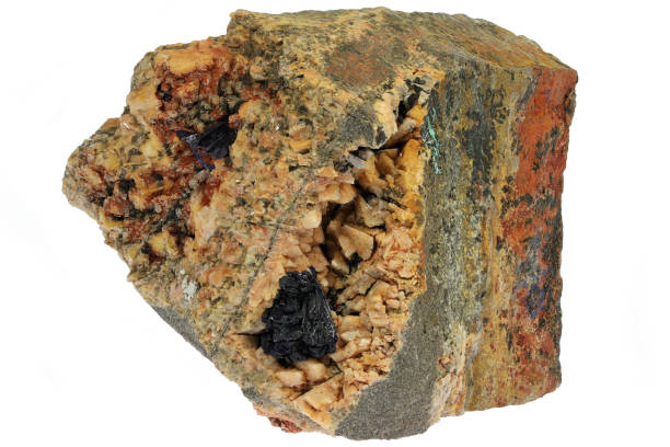 istock azurite on dolomite from Altenmittlau, Germany 1860003154
