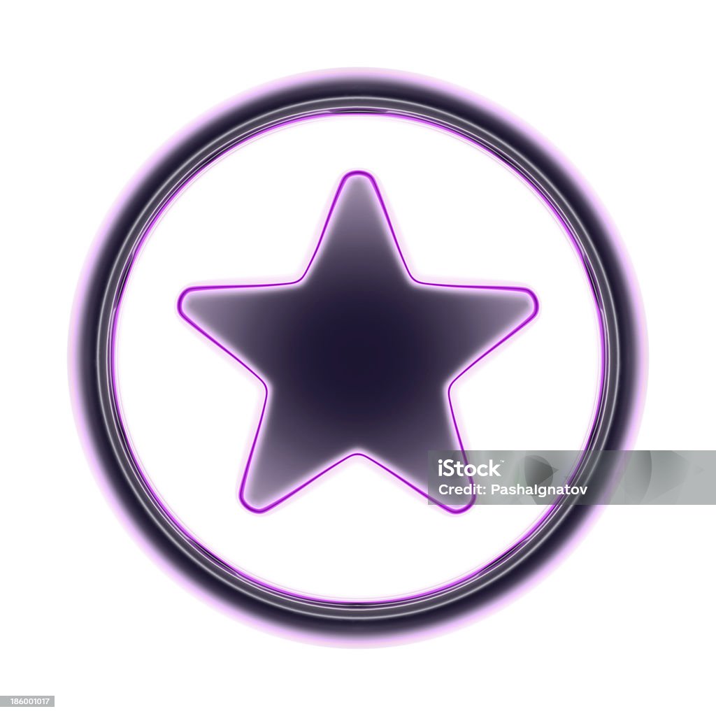 Star Icon Cut Out Stock Photo