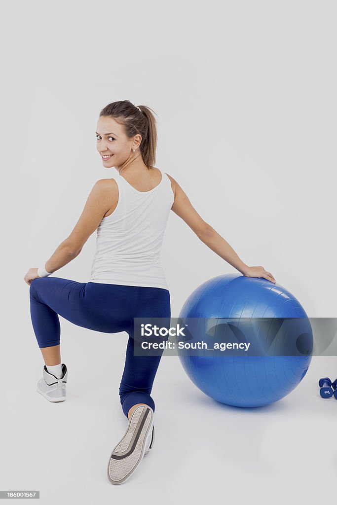 Desporto lunging - Royalty-free Adulto Foto de stock