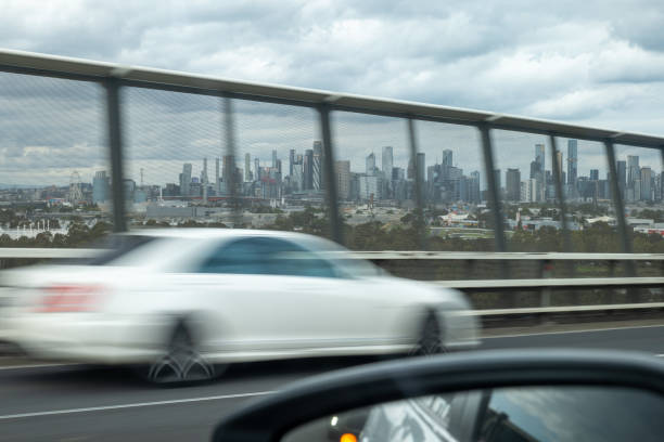 istock The Melbourne Skyline from the Highway 1860042045