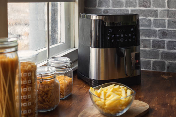 istock Air fryer machine on the kitchen counter 1860047813