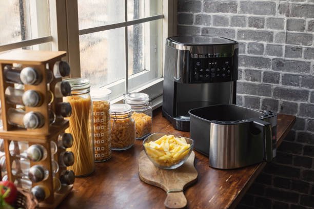 istock Air fryer machine on the kitchen counter 1860047820