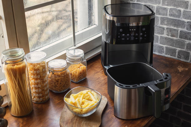 istock Air fryer machine on the kitchen counter 1860048336