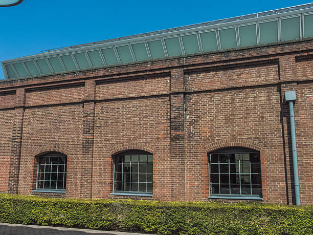 istock old factory brick on sunlight 186005328