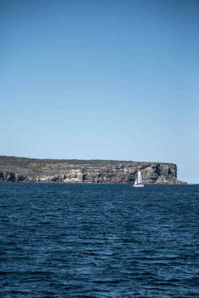 istock Yacht Sailing on the Pacific Ocean by Australia 1860055915
