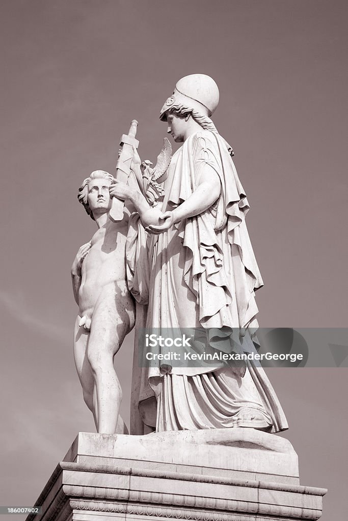 Warrior-Skulptur von Möller; Schlossbrucke Bridge, Berlin - Lizenzfrei Berlin Stock-Foto