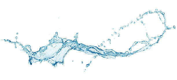 Water splashing stock photo