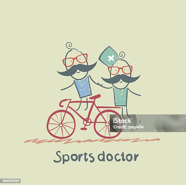Vetores de Médico Esportes Passeios De Bicicleta e mais imagens de Adulto - Adulto, Ciência, Clínica Médica