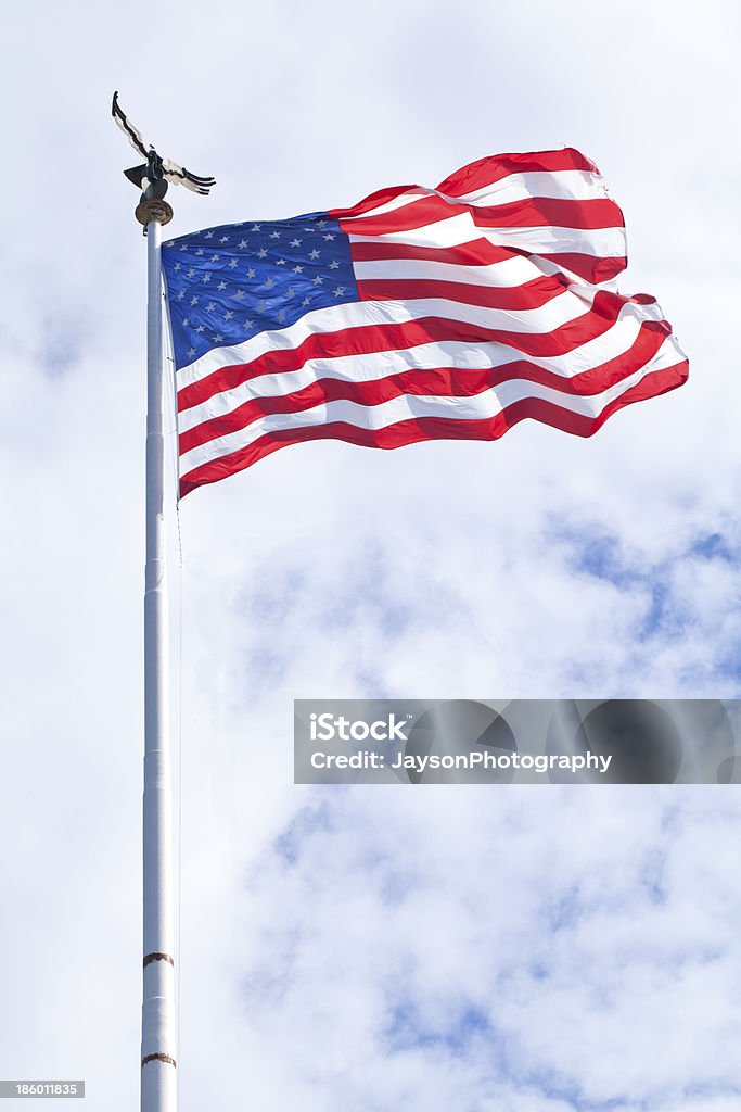 Flaga USA - Zbiór zdjęć royalty-free (Amerykańska flaga)