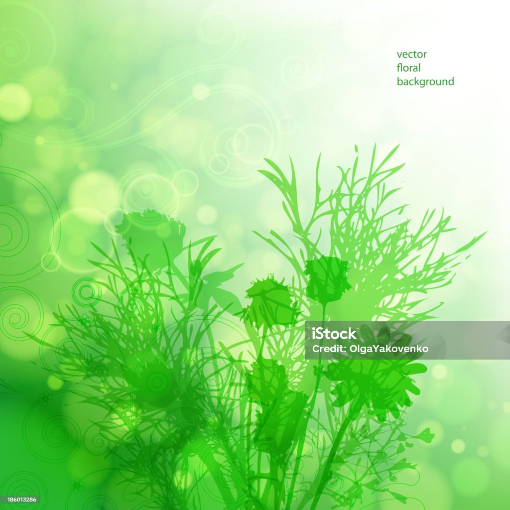 Floral fundo. - Vetor de Abstrato royalty-free