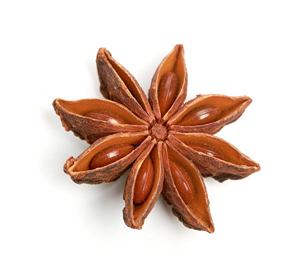 istock Star anise isolated on white background 186015109