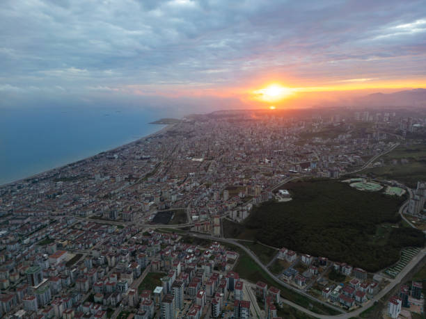 istock Samsun Atakum city lights coast and structure 1860152987