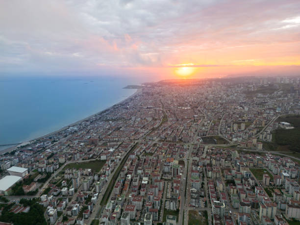 istock Samsun Atakum city lights coast and structure 1860152988
