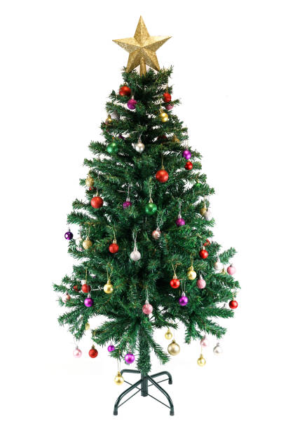 istock Close up on Christmas tree with decoration 1860160752