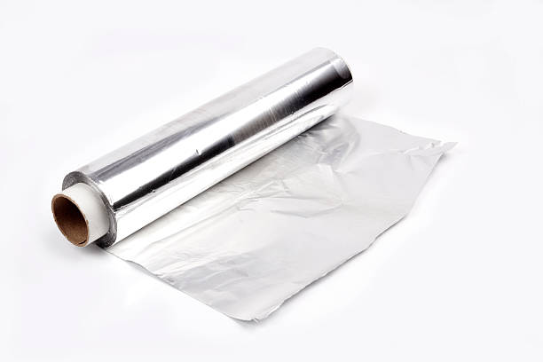 Aluminum Foil Stock Photo - Download Image Now - Foil - Material, Aluminum,  Rolled Up - iStock