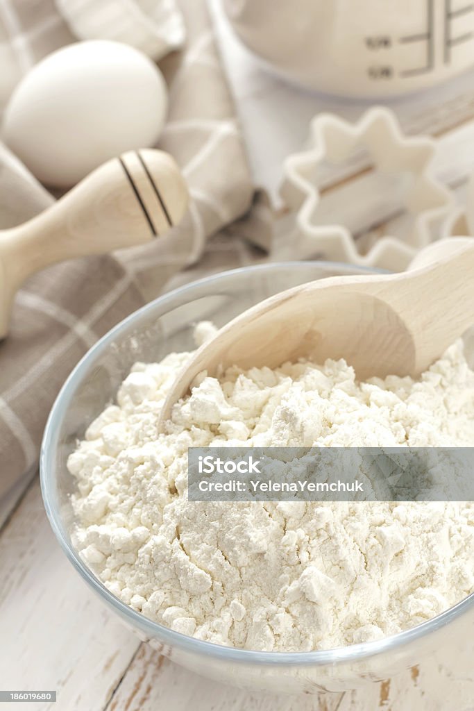 Flour Baking Stock Photo