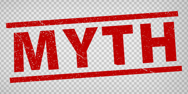 istock Myth stamp design on transparent background.  Grunge rubber stamp with word Myth in red. Flat design. Vector illustration EPS10. 1860207776