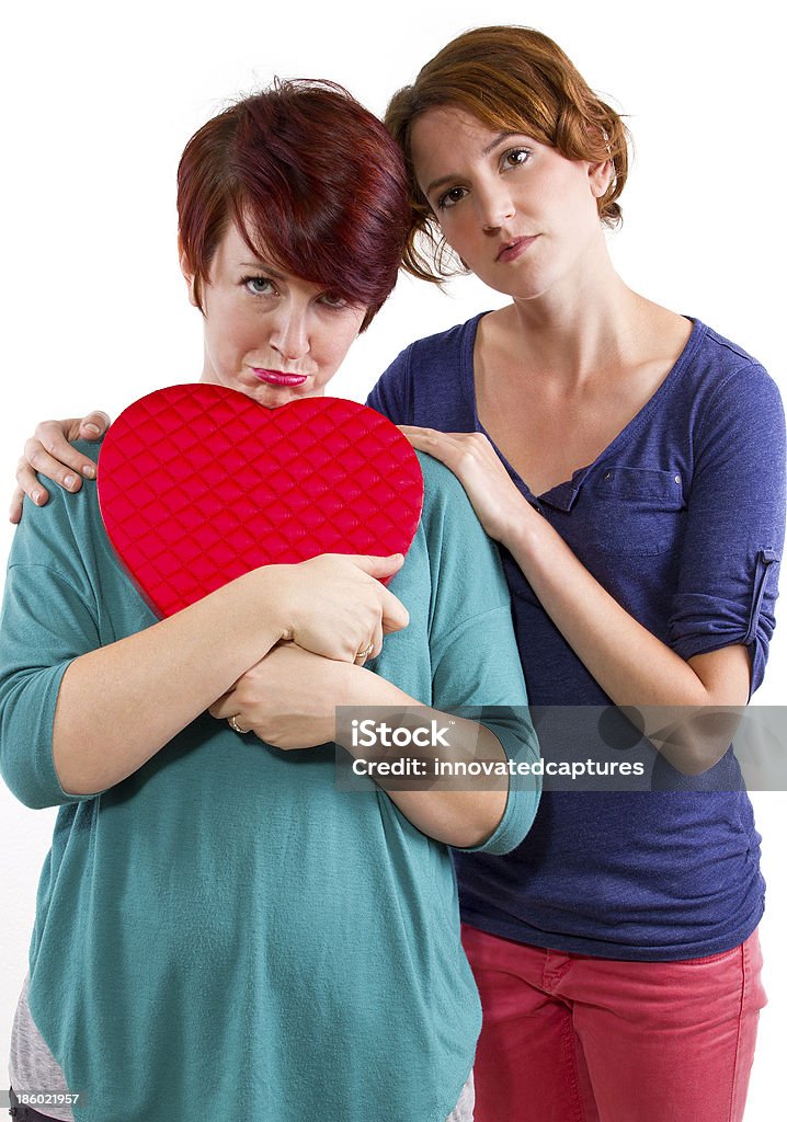 Trösten Freunde geeignet, die ein gebrochenes Herz - Lizenzfrei Abgeschiedenheit Stock-Foto