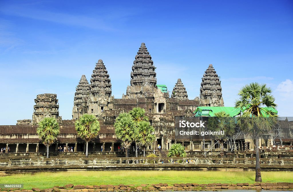 Temple d'Angkor Wat au Cambodge, - Photo de Angkor libre de droits