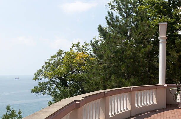 The observation deck of pension  Green Guy. Tuapse