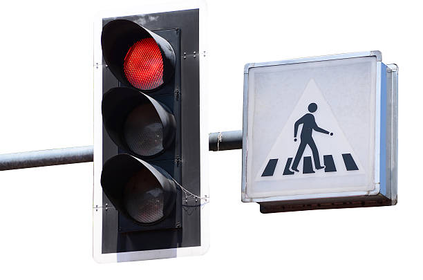 istock Red Traffic Lights for Cross Walk 186022638