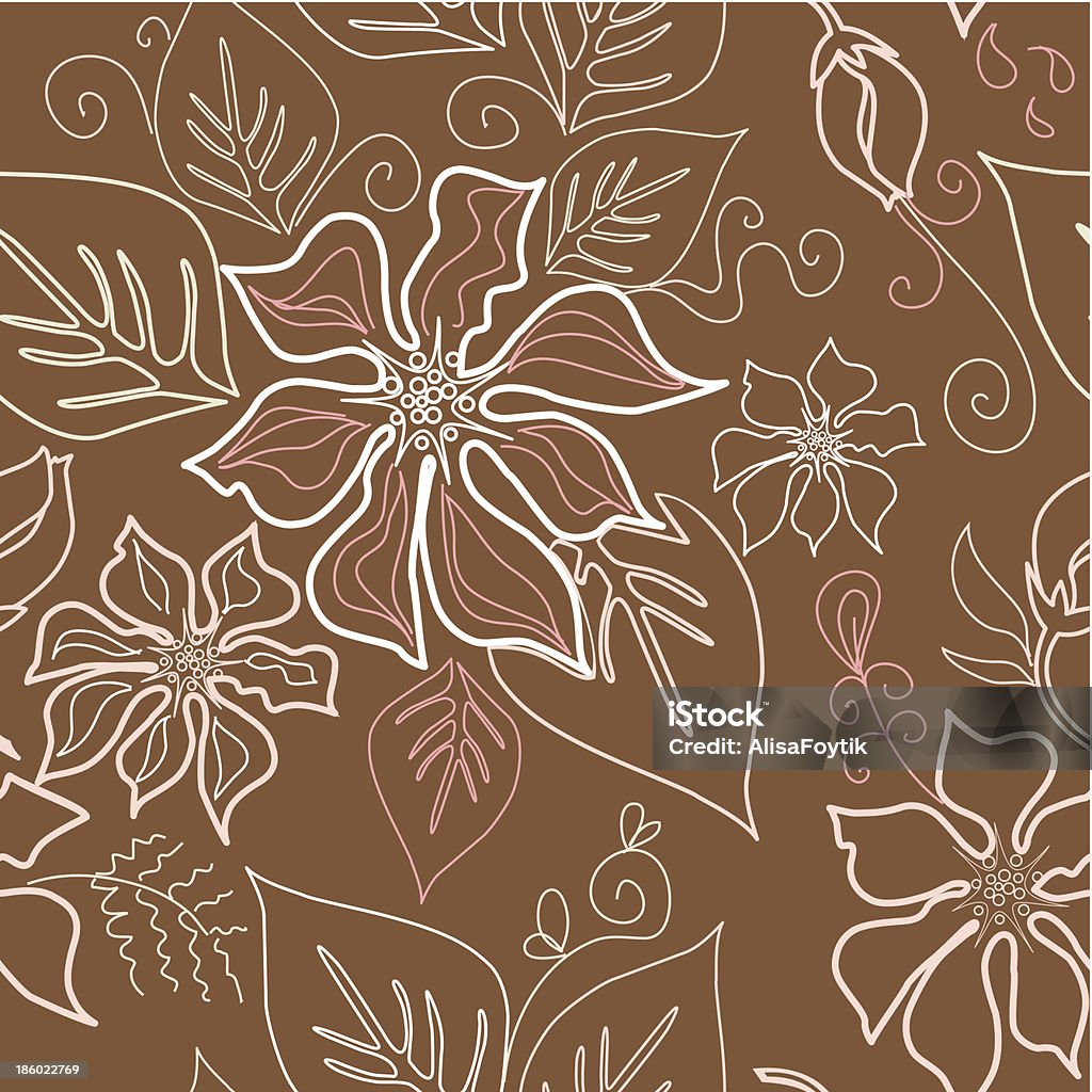 Design Floral - Royalty-free Tiki arte vetorial