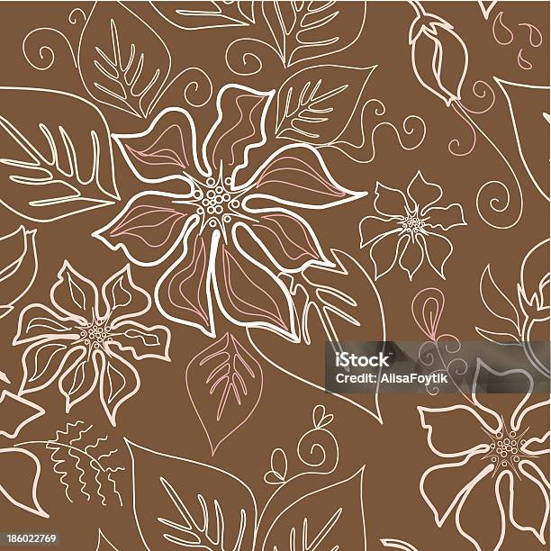 Design Floral - Arte vetorial de stock e mais imagens de Tiki - Tiki, Padrão, Abstrato