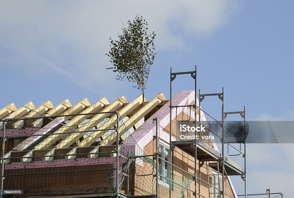 Roofing ceremony Topping Out Ceremony Stock Photo