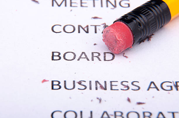 istock Business words and pencil 186025360