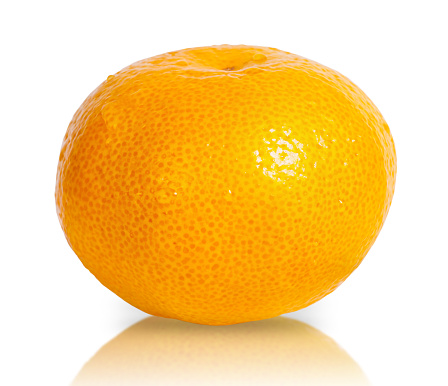 Group of half and peeled tangerines on the stone background, still life concepts