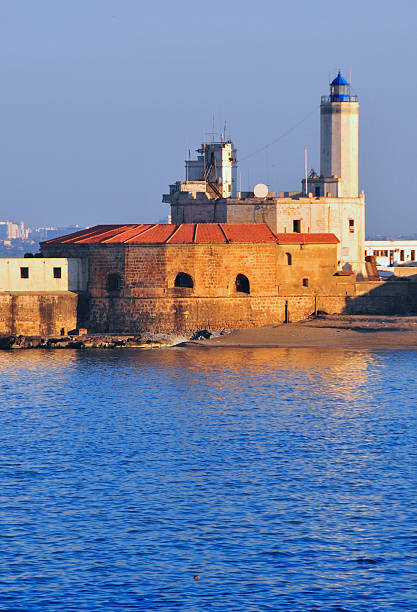 istock Algiers, Algeria: Marine islet and Admiralty lighthouse 186026360