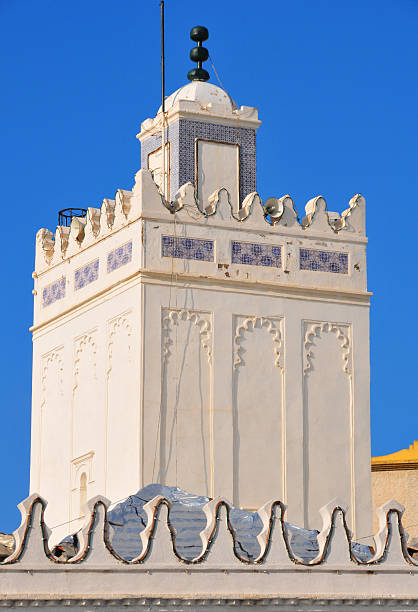 Algiers, Algeria: minaret of the Grand Mosque - Djamâa Kebir - photo by M.Torres