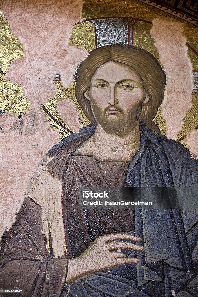 Jésus Christ, Église de Chora, Istanbul, en Turquie - Photo de Antique libre de droits