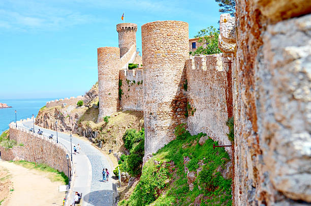 istock Tossa de Mar. Costa brava, Spain: Fortress 186028720