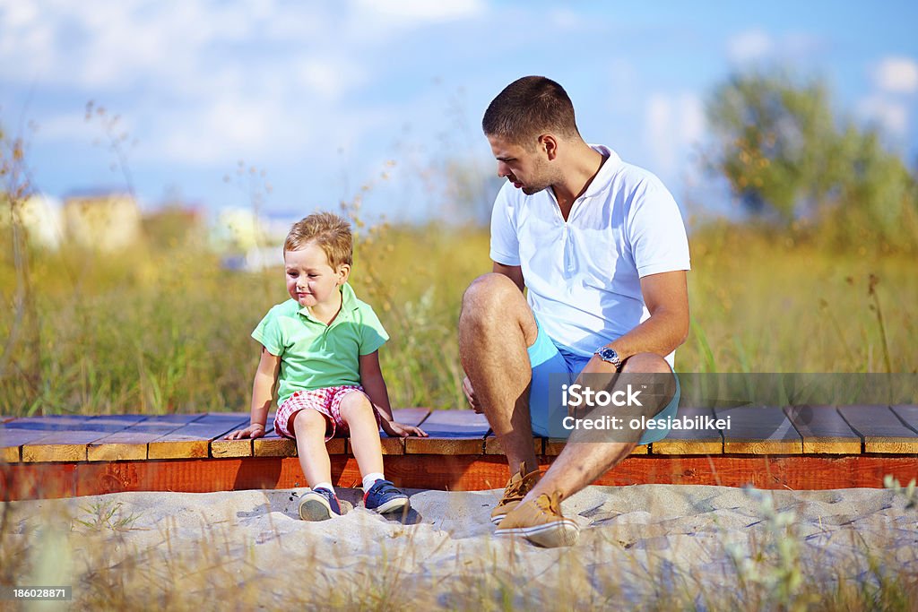 Mal-entendidos entre pai e filho - Royalty-free Adulto Foto de stock