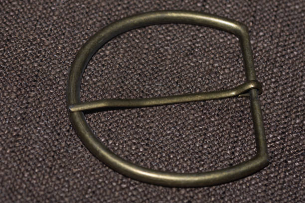 istock bronze decorative element for sewing metal buckle. 1860309032